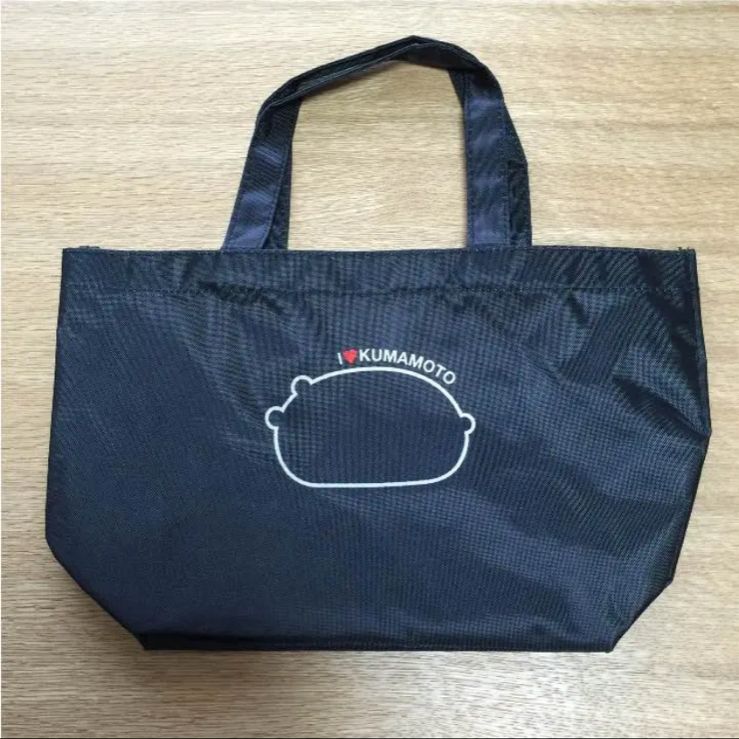☆非売品☆ランチトート トートバッグ くまモン ベスト電器 黒 