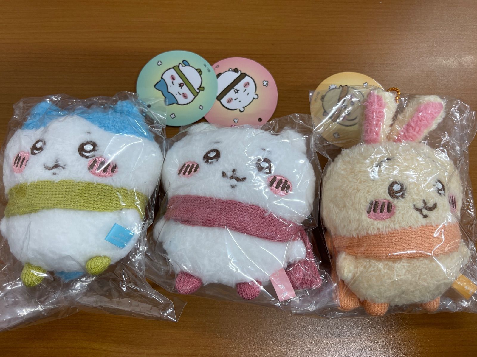 未開封 ちいかわ ぬくぬくの装い マスコット ハチワレ うさぎ タグ付き