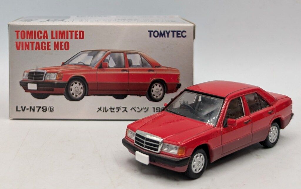 トミーテック TOMICA LIMITED VINTAGE NEO メルセデスベンツ 190E 2.3 レッド LV-N79b