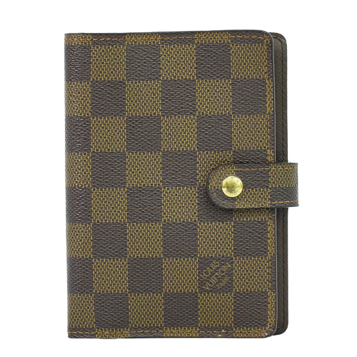 本物 ルイヴィトン LOUIS VUITTON LV アジェンダ PM ダミエ エベヌ 手帳カバー システム手帳 ブラウン R20700 ビトン 雑貨小物 フォロー割