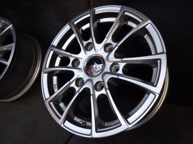 2858 B PREMIX ホイール 15x6.0J 6穴 PCD139.7 44 4本 BRIGHTFACE_UK
