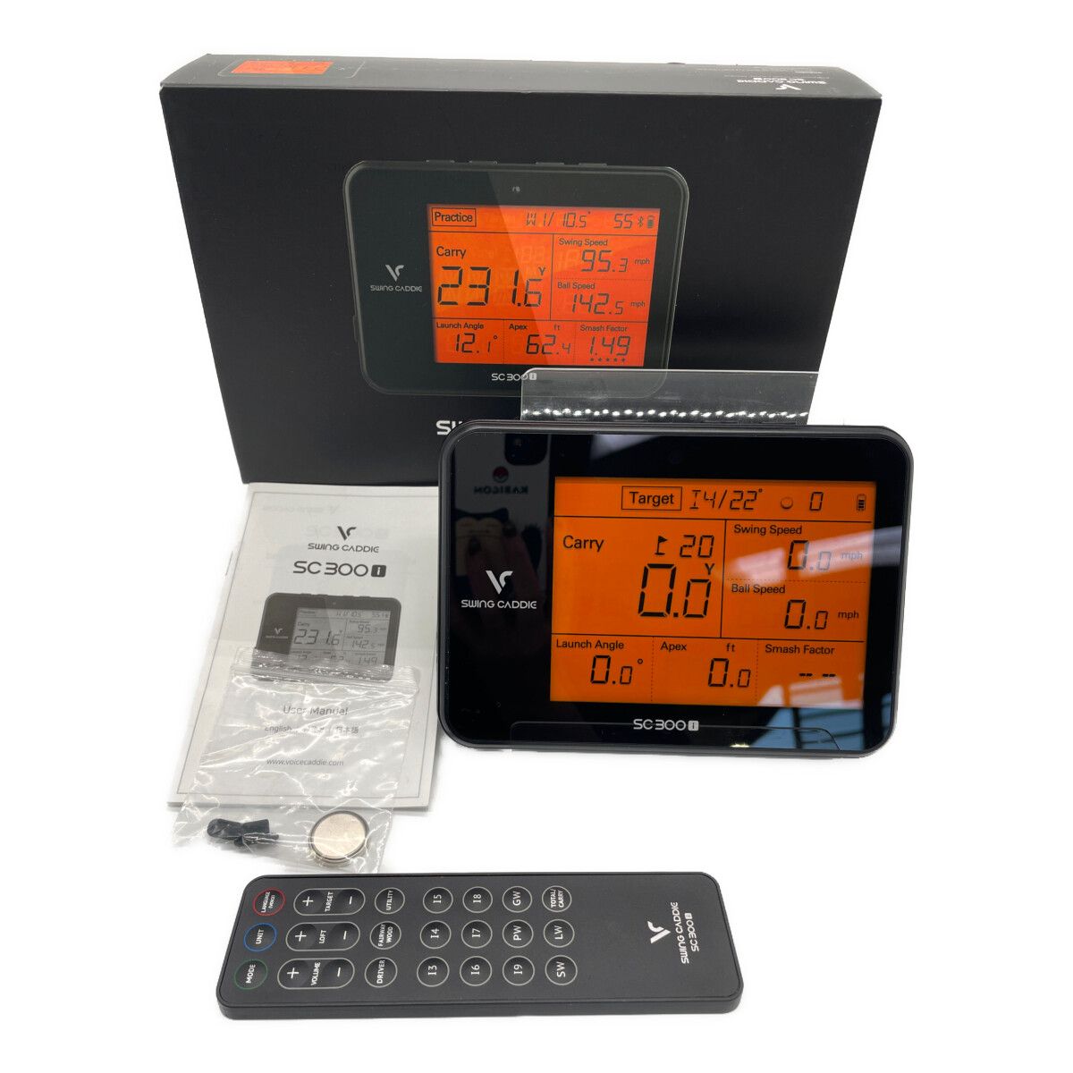 中古 練習機 ブラック スウィングキャディー SC300i 飛距離計