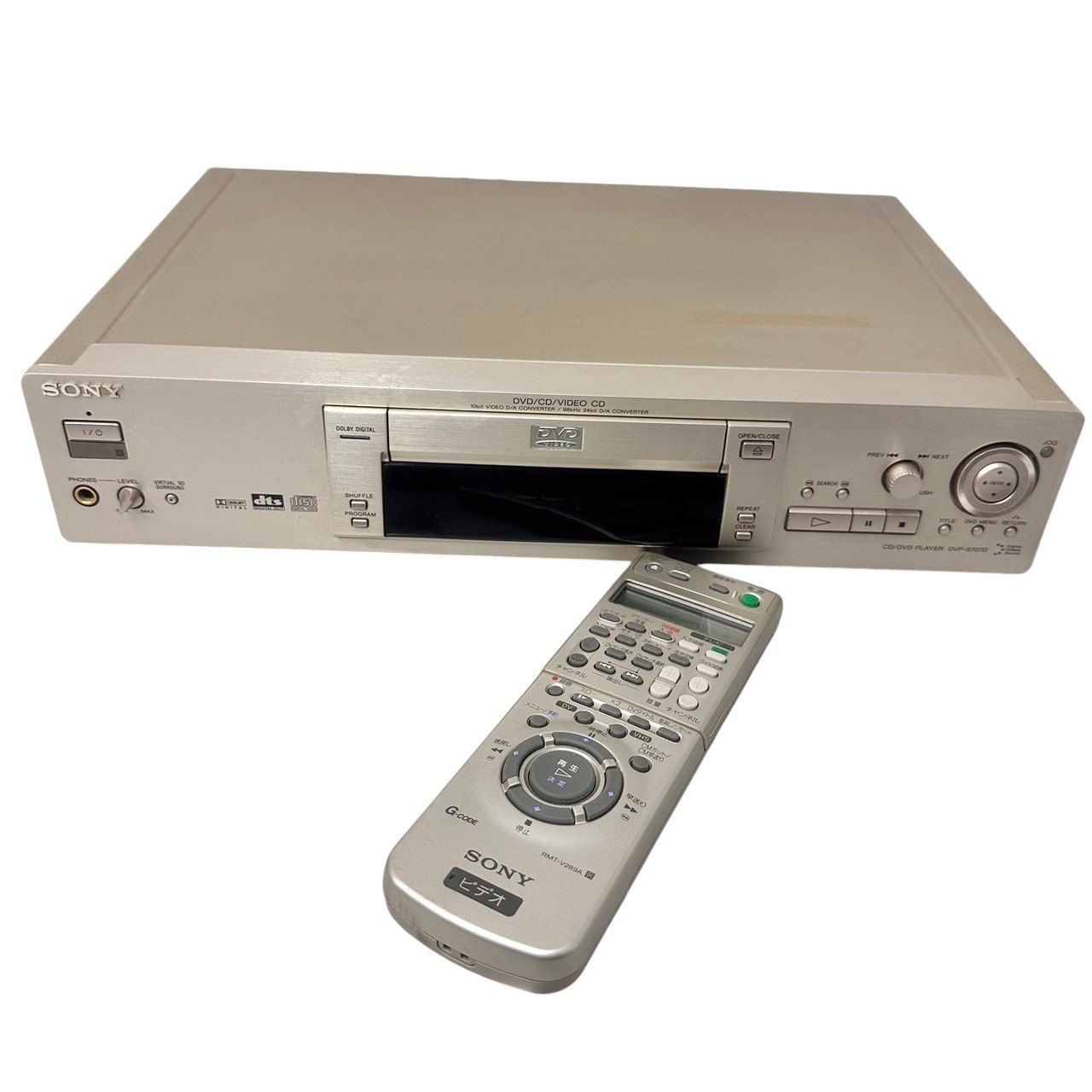 SONY】動作確認済 CD/DVDデッキ DVP-S707Dソニー - メルカリ