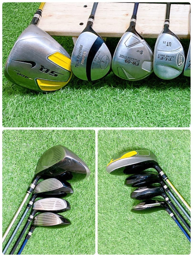 M5.ナイキ　初心者オススメ　ゴルフクラブ　メンズセット　16本 M5.ナイキ 初心者オススメ ゴルフクラブ メンズセット 16本