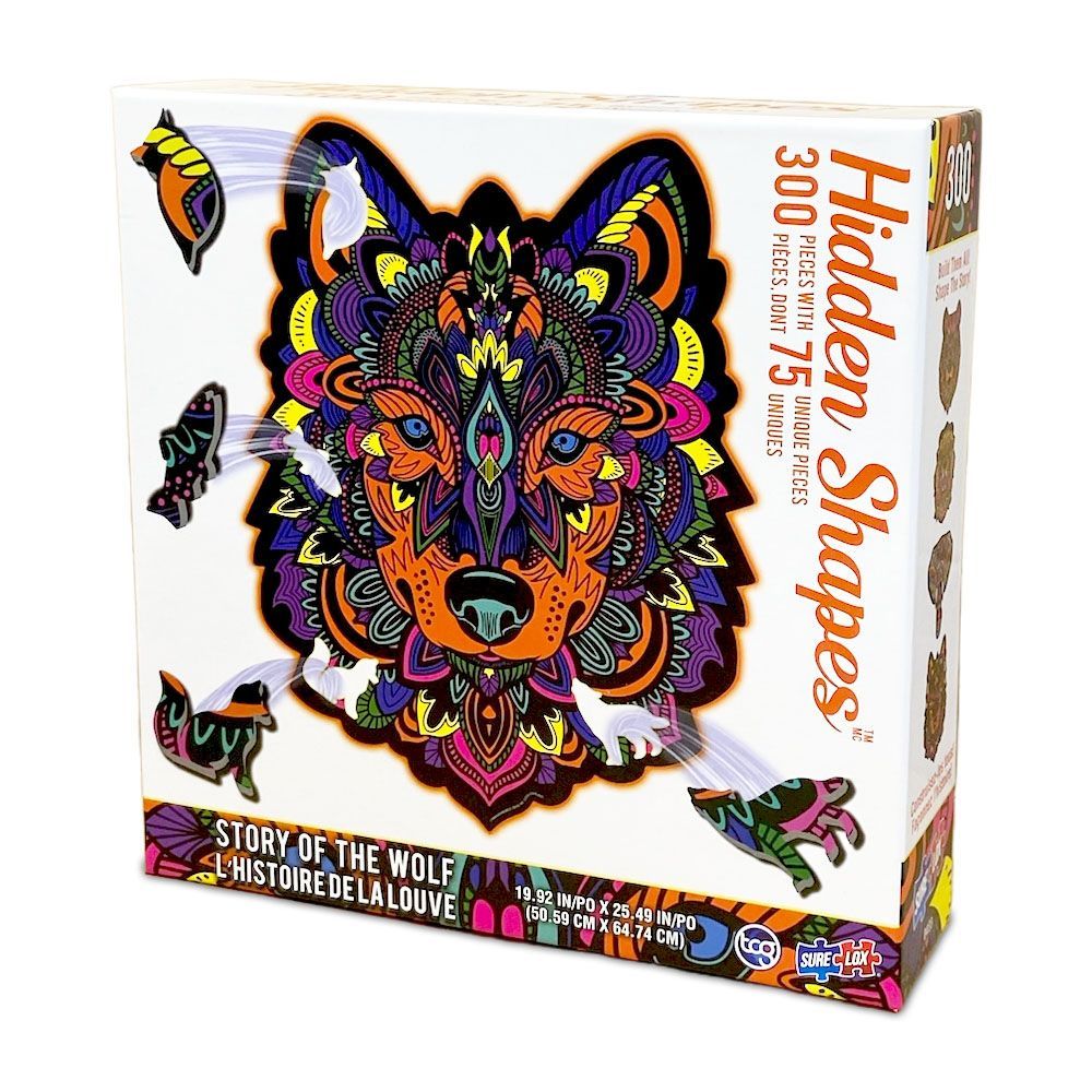 ヒドゥン シェイプス アニマル パズル 【全4種】 300ピース