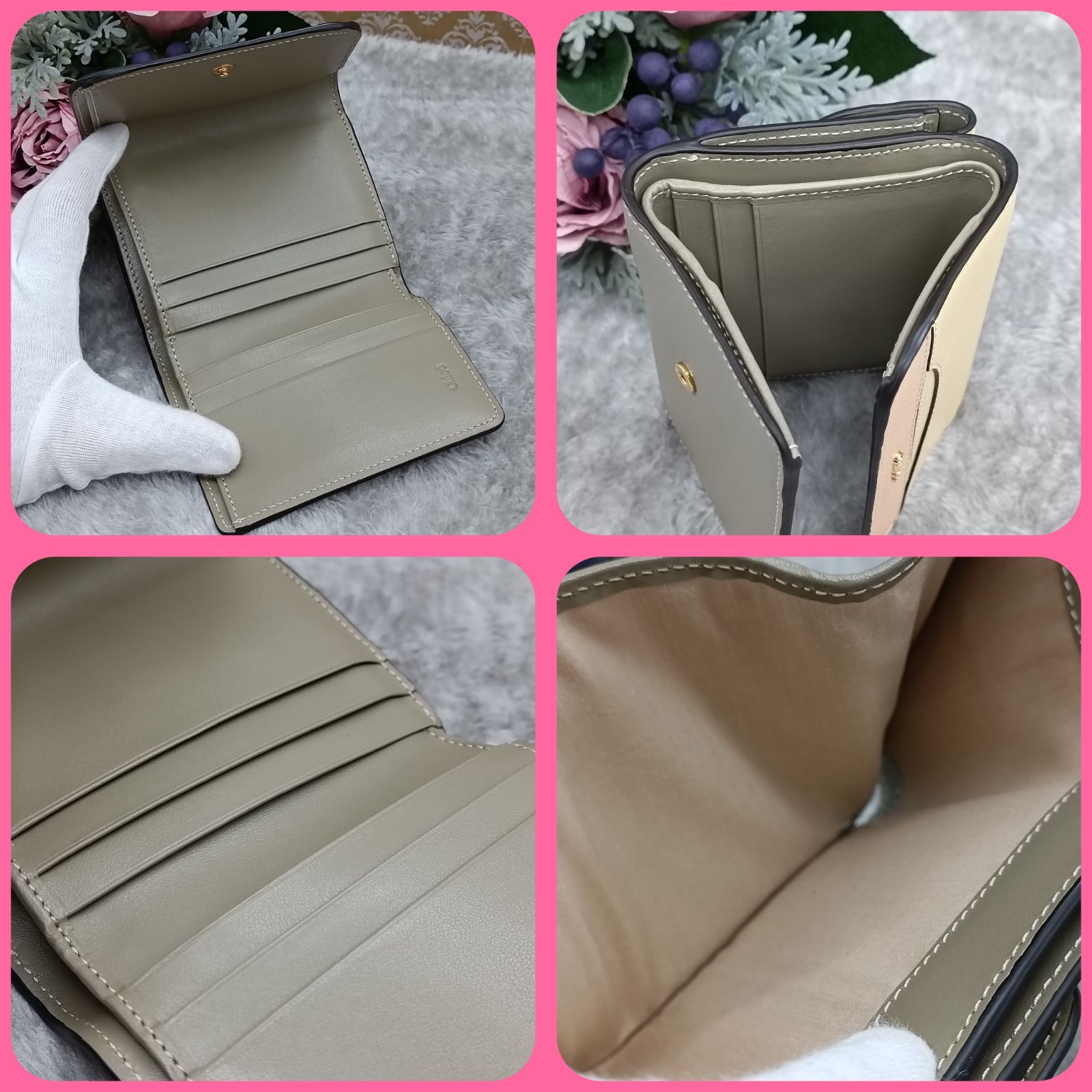 Chloé ウォールデン クロエ Chloe WALDEN CARD HOLDER （Classic Tobacco） -アウトレット