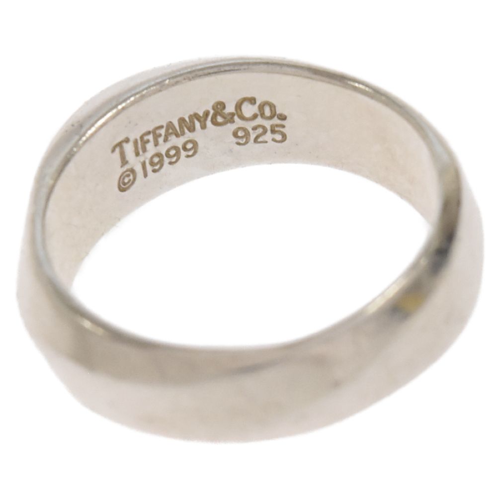 美品 TIFFANY ティファニー ナイフエッジ シルバーリング TIFFANY&Co. ティファニー ナイフエッジ リング 指輪 7号 Pt950