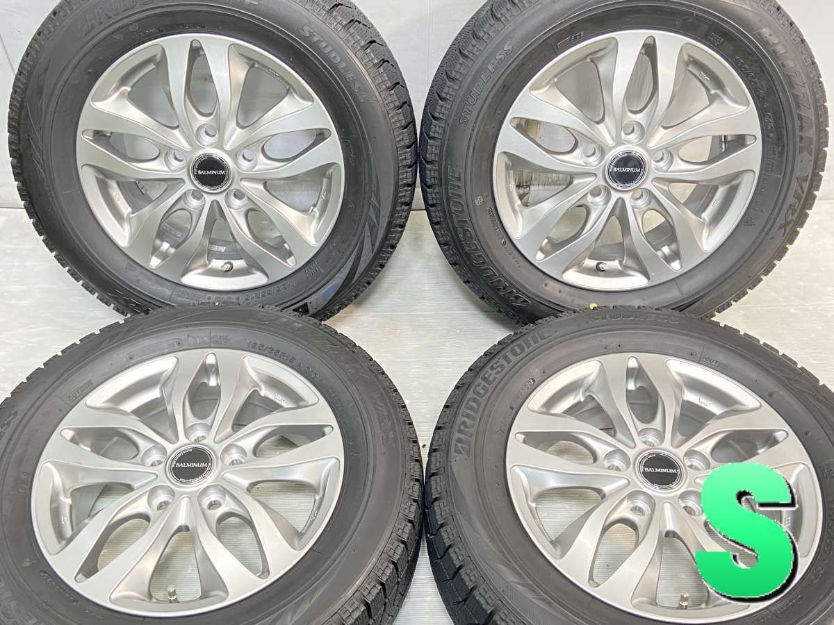 195/65R15 nブリヂストン ブリザック VRX n BALMINUM n15x6.0 50