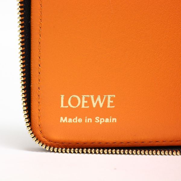 ロエベ LOEWE KNOT COMPACT ZIP AROUND WALLET ノット コンパクト