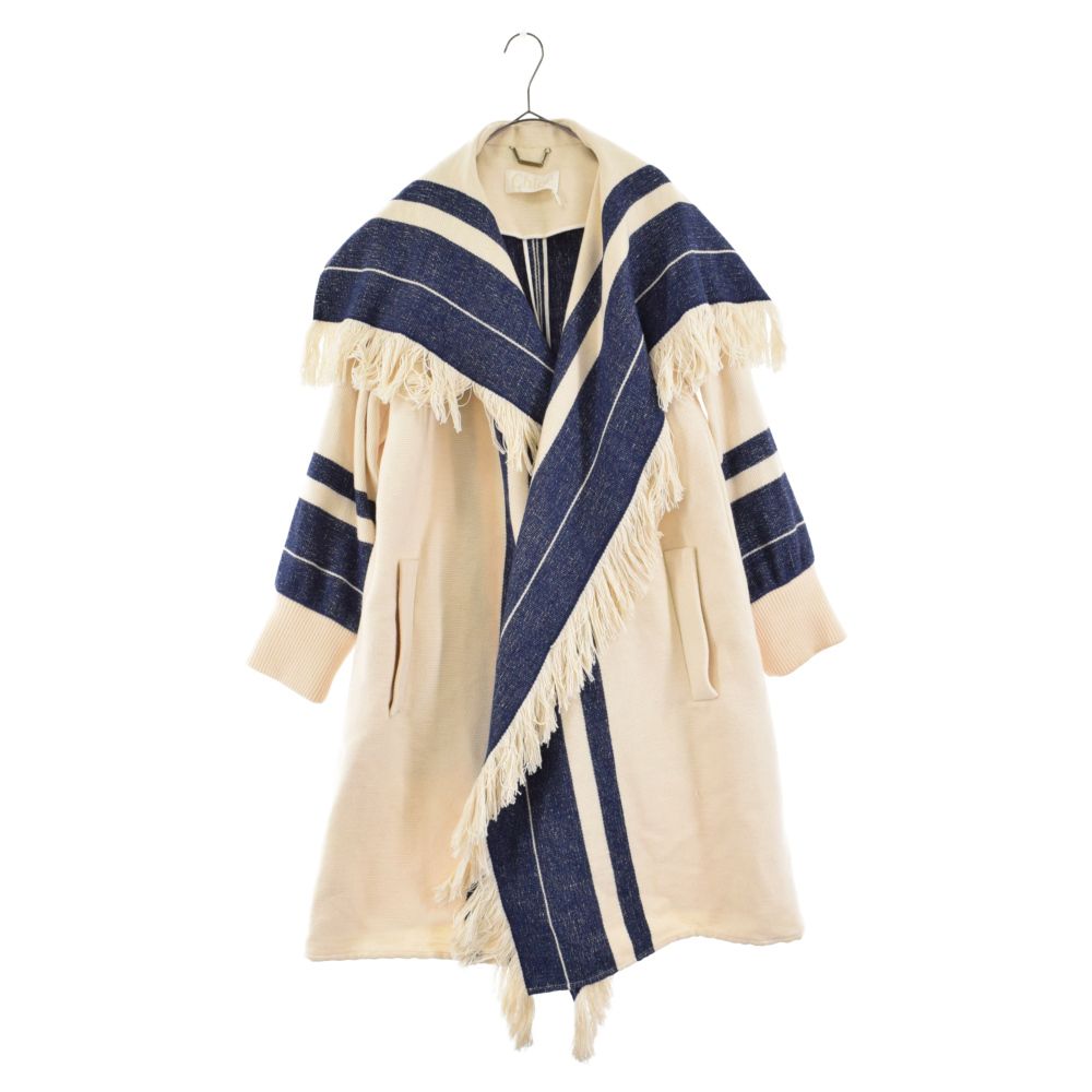 Chloe (クロエ) フリンジ ブランケットコート レディース Chloe (クロエ) フリンジ ブランケットコート レディース