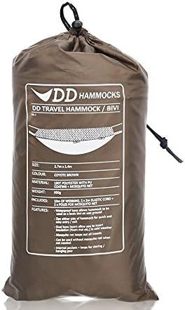 スコットランド発 DD Travel Hammock|Bivi ダブルレイヤードDDトラベルハンモック|ビビ Coyote brown