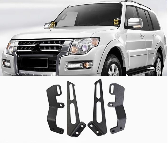 三菱 パジェロ V87/V93/V97 Aピラー＆ボンネットヒンジランプ 三菱 パジェロ V97V93V87 Aピラー ボンネットゲートホルダー ヒンジ