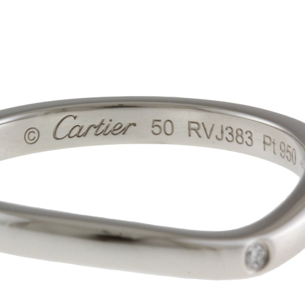 カルティエ バレリーナ ウェディング リング 指輪 10号 Pt950プラチナ ダイヤモンド レディース CARTIER 中古 カルティエ - メルカリ