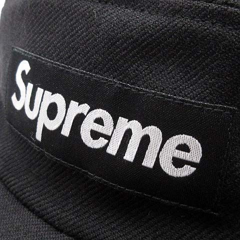 Lochcarron Camp Cap ロキャロン キャンプ キャップ Supreme Lochcarron Camp Cap Black - FW24 - US