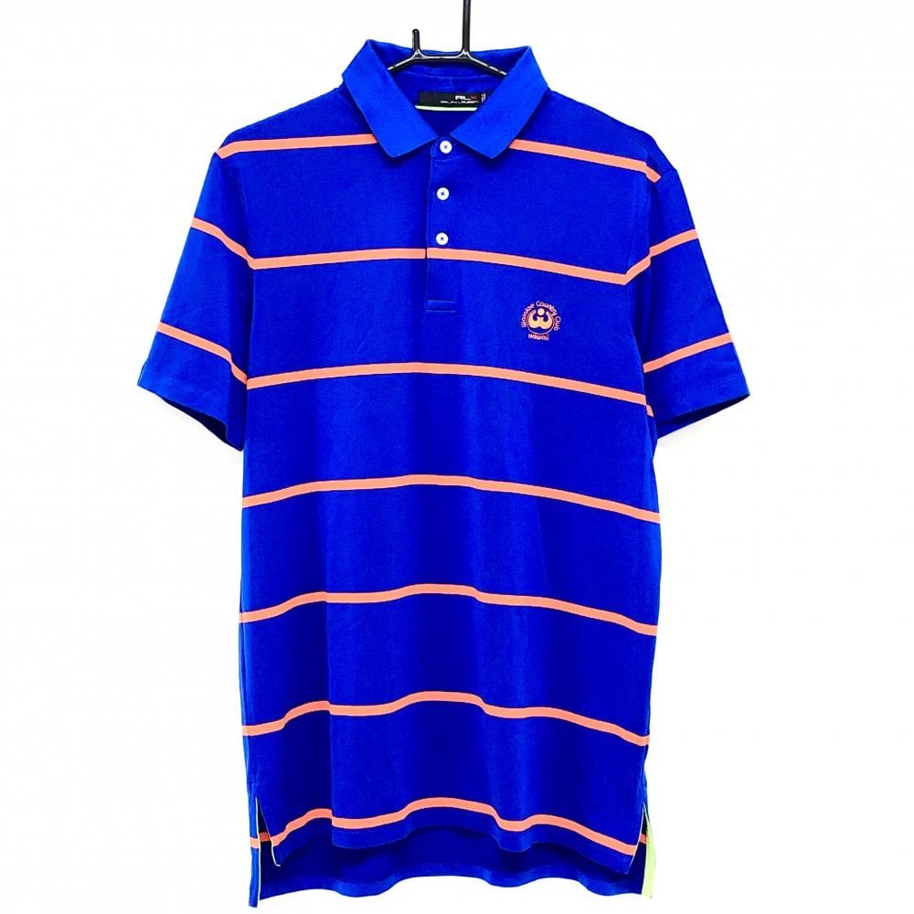 RLX ラルフローレン 半袖 ポロシャツ M ブルー ゴルフ メンズ RLX