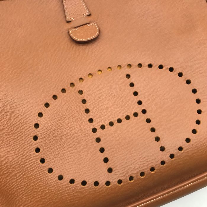 美品 HERMES エルメス エヴリン I ゴールド金具 ショルダー バッグ