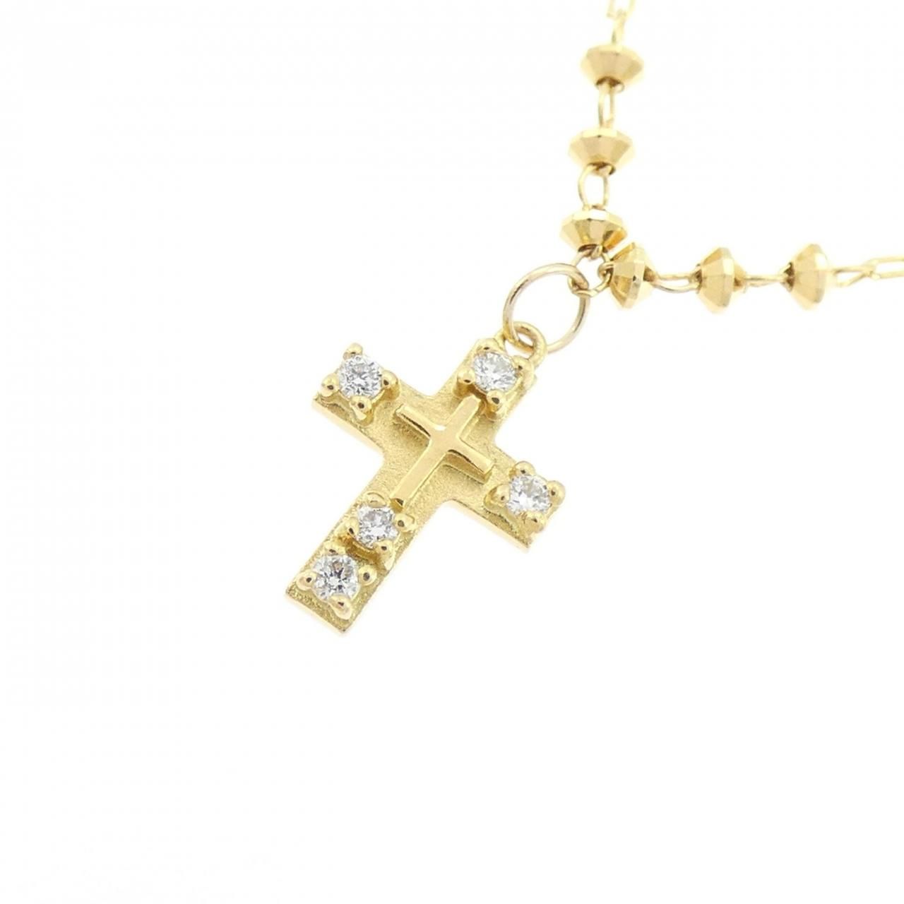 AHKAH クロス パヴェ ◾️美品◾️AHKAHアーカー クロスパヴェネックレス