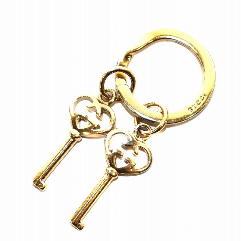 限定！すぐ届く！GUCCI キーリング チャーム プレイフル ハート グッチ GUCCI キーリング キーホルダー チャーム 鍵モチーフ