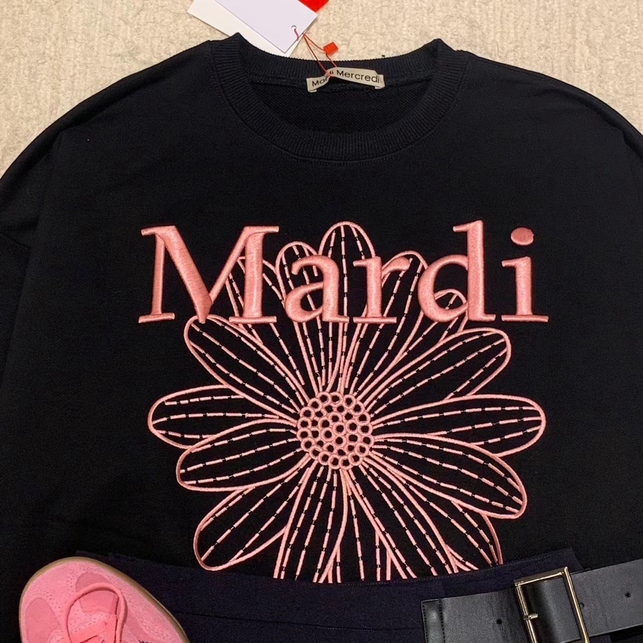 Mardi Mercredi トレーナー マルディメクルディ スウェット 刺繍 