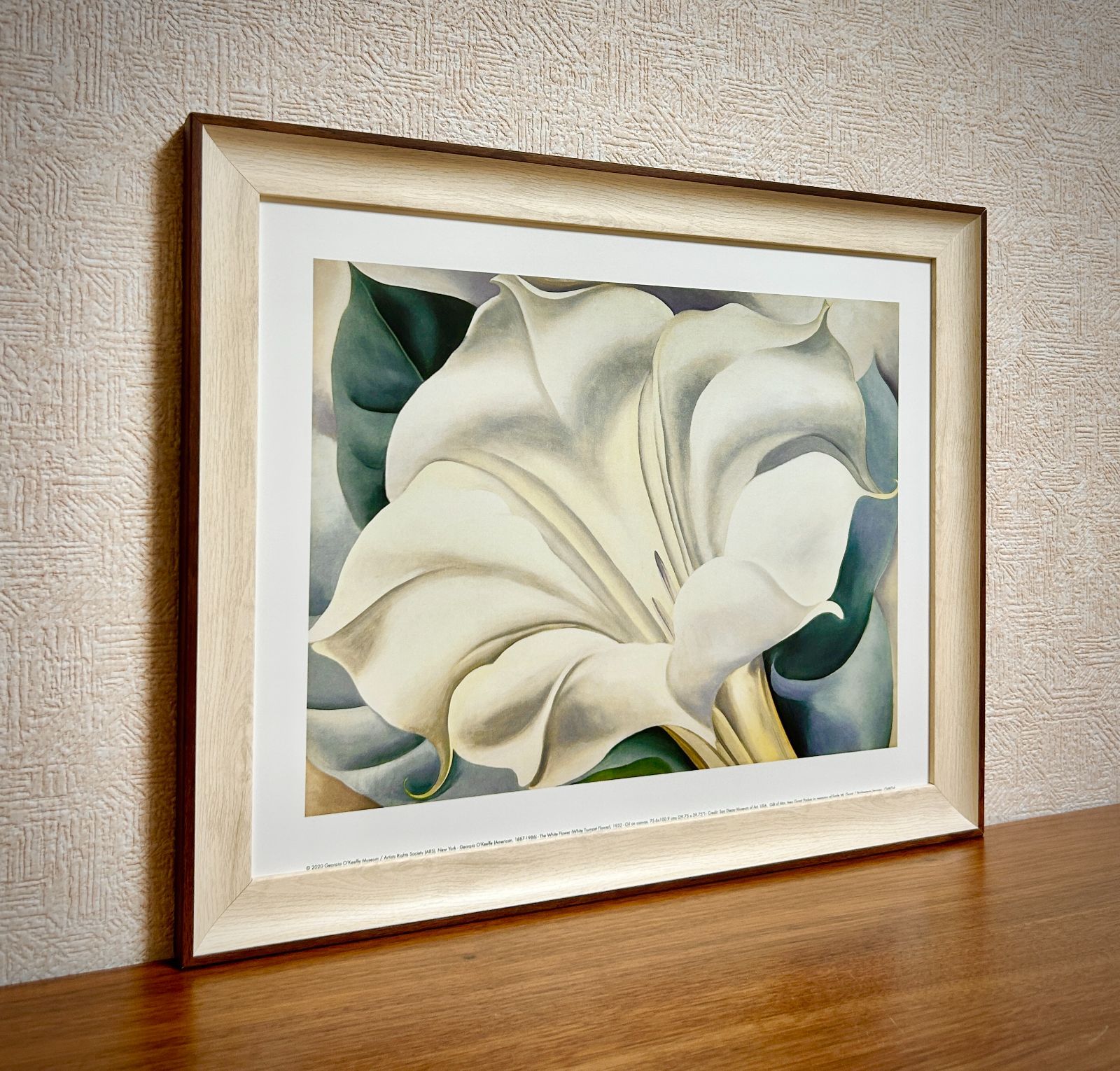 額装済/Jack in the Pulpit/ジョージアオキーフ/ポスターアート 新品☆額縁付アートポスター☆ジョージア・オキーフ☆O'Keeffe