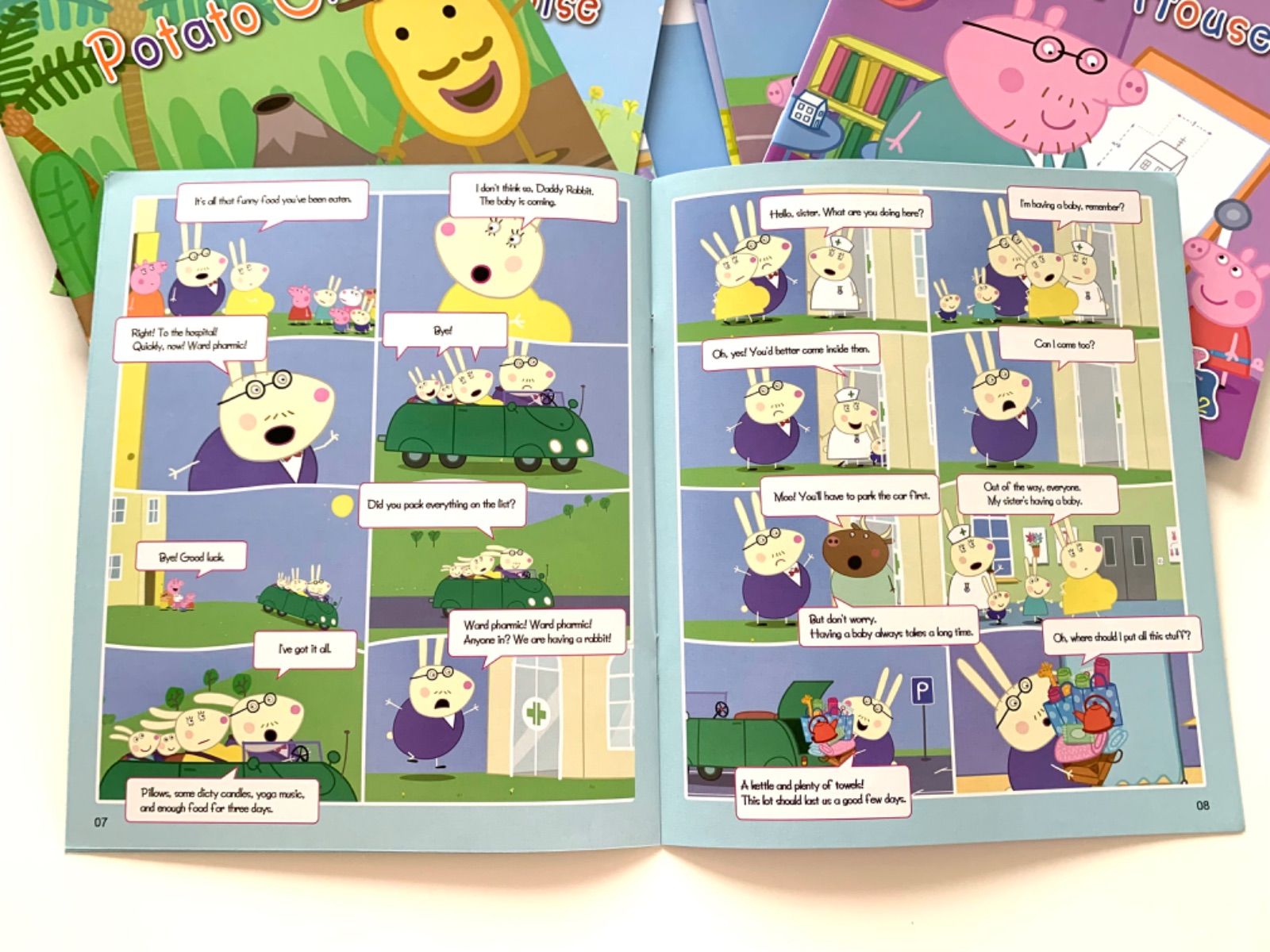 peppa pig ペッパピッグ漫画版シリーズ4全冊音源付 動画付 新品 - 育児