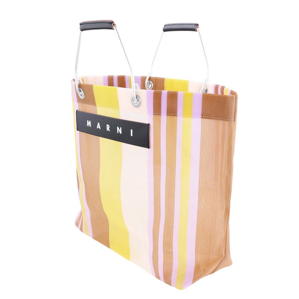 マルニフラワーカフェ トートバッグ MARNI FLOWER CAFE ストライプ