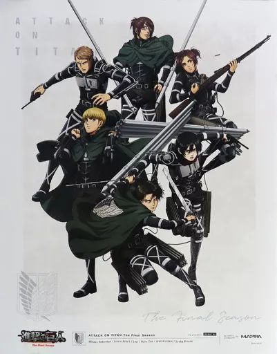 雑貨　集合(TYPE-B) MAPPA Premium Canvas Art P10サイズ 「進撃の巨人 The Final Season」 MAPPA SHOW CASEグッズ 中古】雑貨 集合(TYPE-B) MAPPA Premium Canvas Art P10サイズ