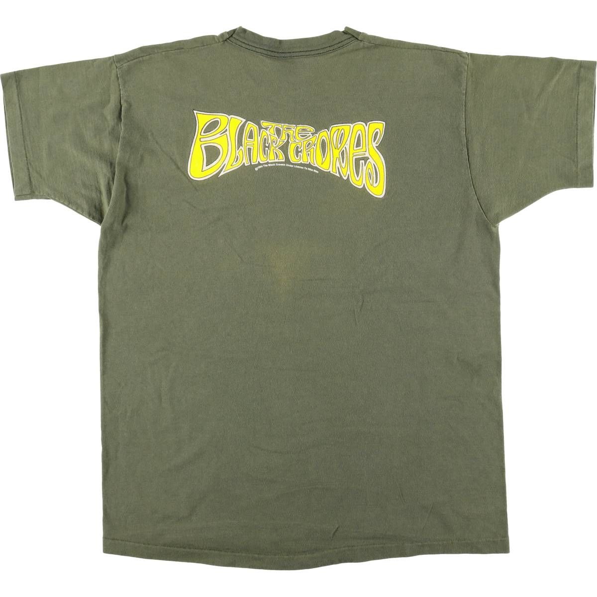 古着 90年代 FRUIT OF THE LOOM THE BLACK CROWES ブラッククロウズ バンドTシャツ バンT メンズXL相当|evb030114