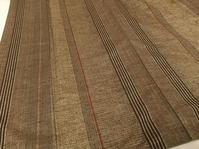 平和屋着物○古緒城紬 間道 やまと誂製 証紙付き 正絹 逸品 AAAW4180np