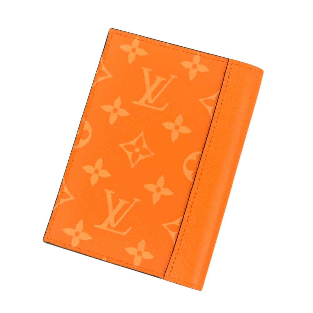 LOUIS VUITTON ルイヴィトン タイガラマ クーヴェルティールパスポートNM M31050 タンジェリン オレンジ メンズ レディース 古着