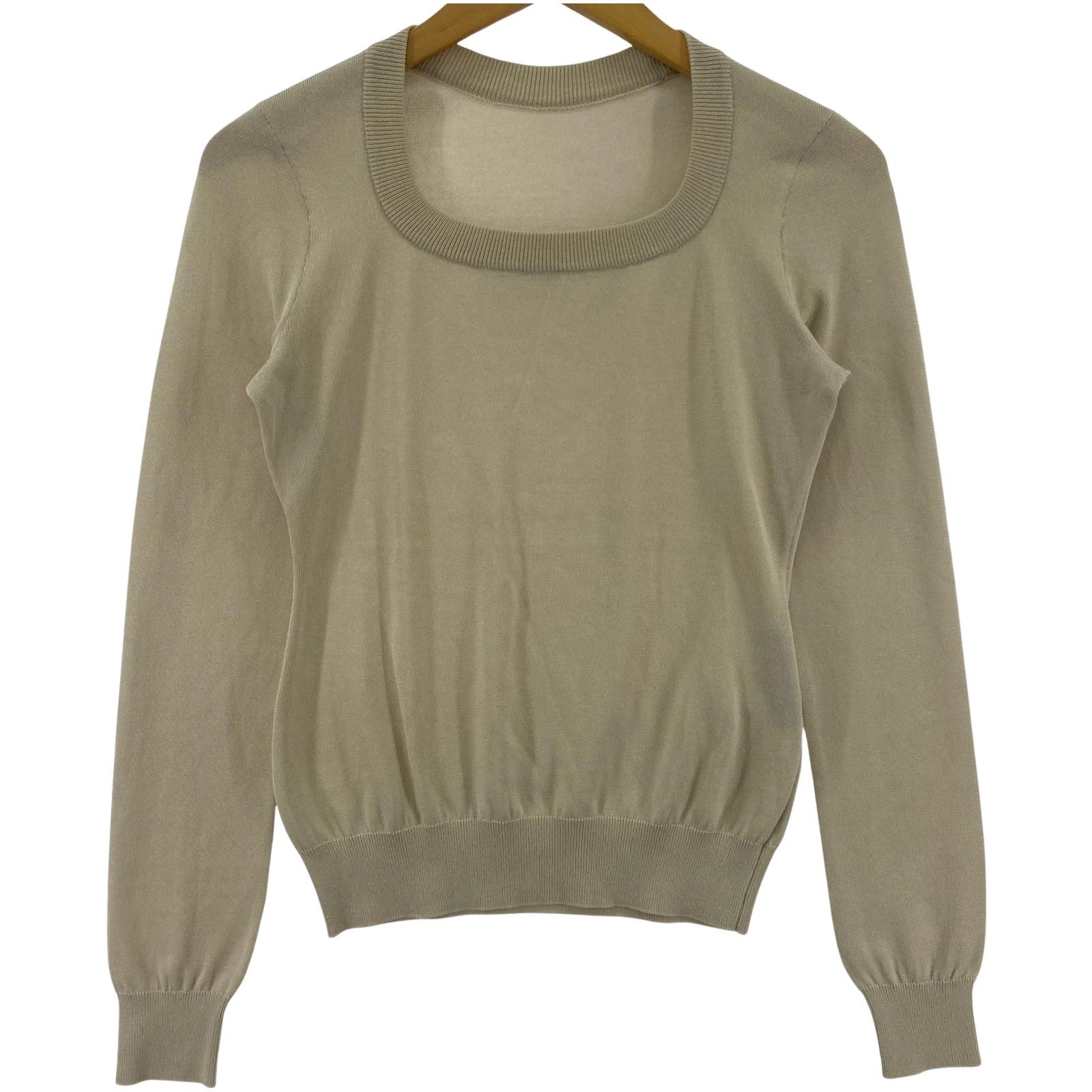 美品★FOXEY/フォクシー セーターニットトップ ルーシュ 長袖 38 FOXEY - FOXEY(フォクシー) 長袖セーター サイズ38 M レディース