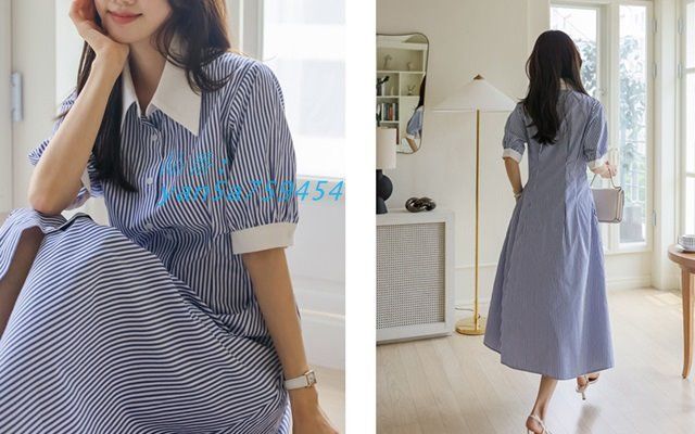 カジュアル ロングシャツ