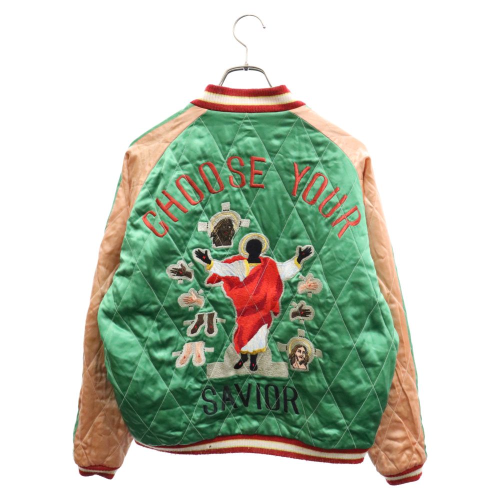 セントマイケル スタジャン denim tears readymade DENIM TEARS x SAINT Mxxxxxx HOLY GRAIL Varsity Jacket 通販