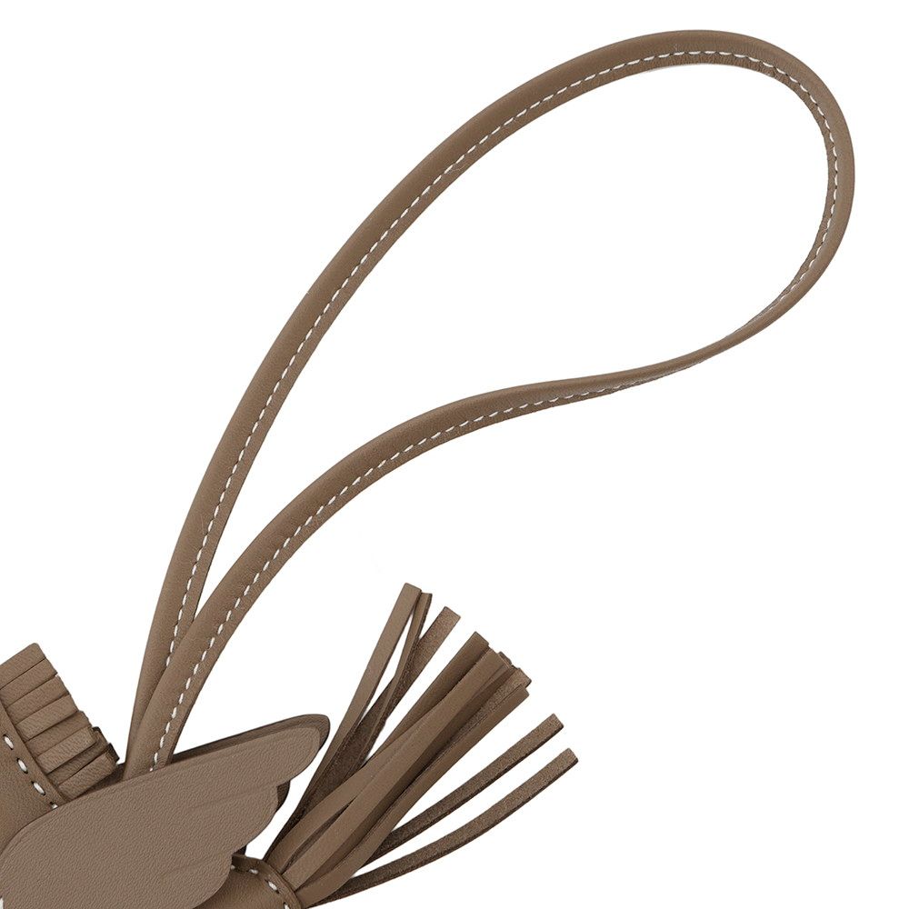 新品、K刻印」 HERMES(エルメス) エトゥープ ペガサス チャーム PM