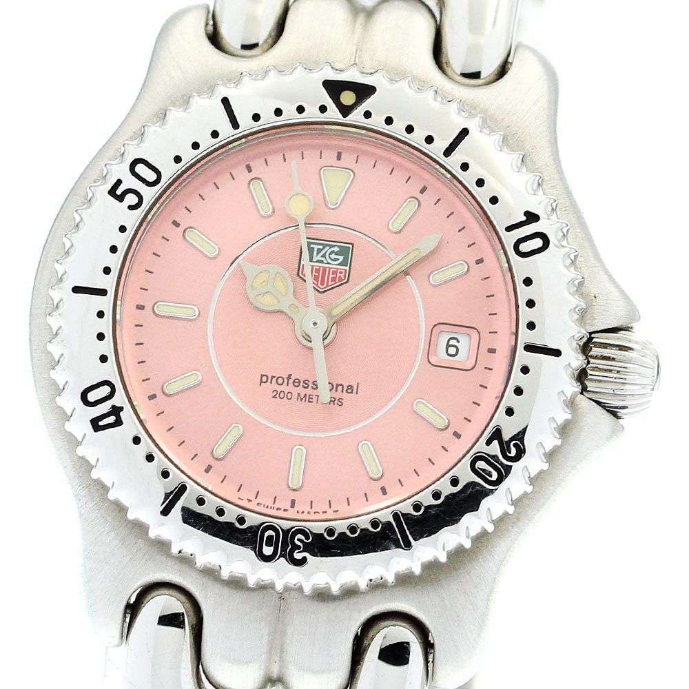 タグホイヤー TAG HEUER WG131G セル デイト クォーツ レディース_  