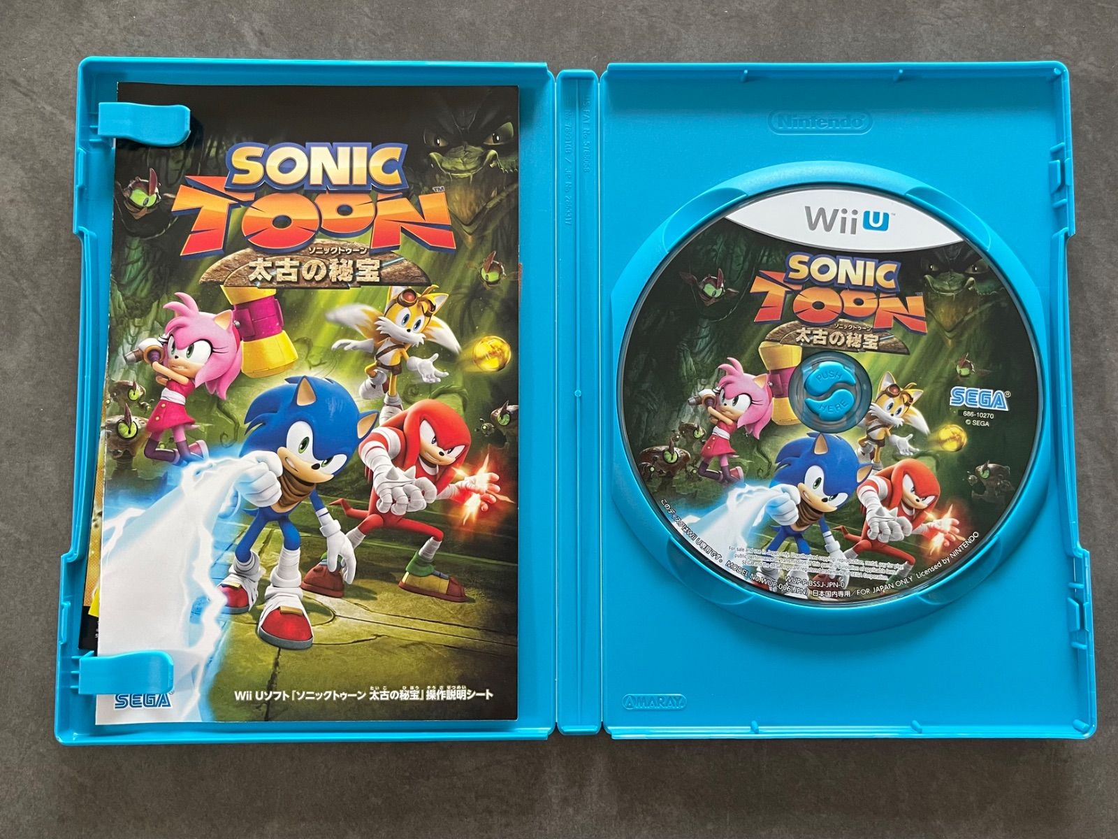 Wii Uソフトソニックトゥーン(Sonic Toon) 太古の秘宝 セガ ソニック