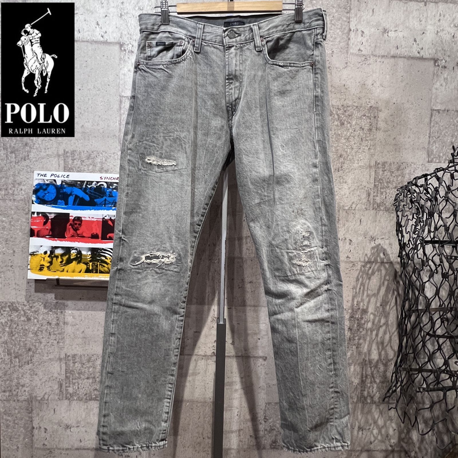 POLO RALPH LAUREN】ポロラルフローレン ダメージリペア加工