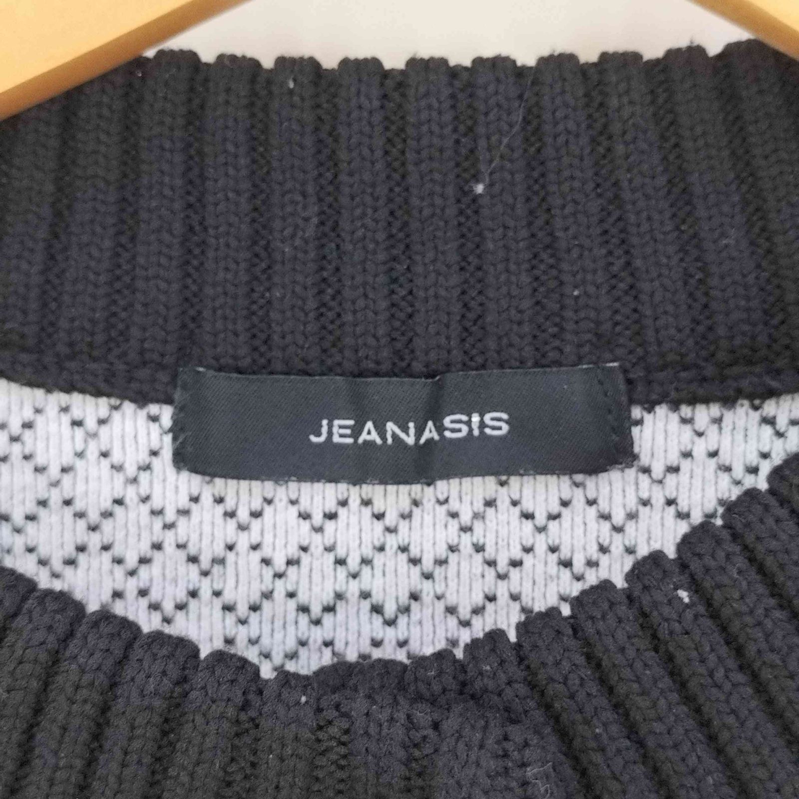 JEANASIS - 12Gアソートボタンクルーカーディガン JEANASIS 12GアソートボタンクルーCD トップス カーディガン