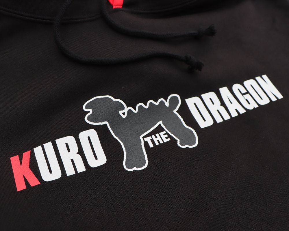 KURO THE DRAGONロゴパーカーBLACK - メルカリ