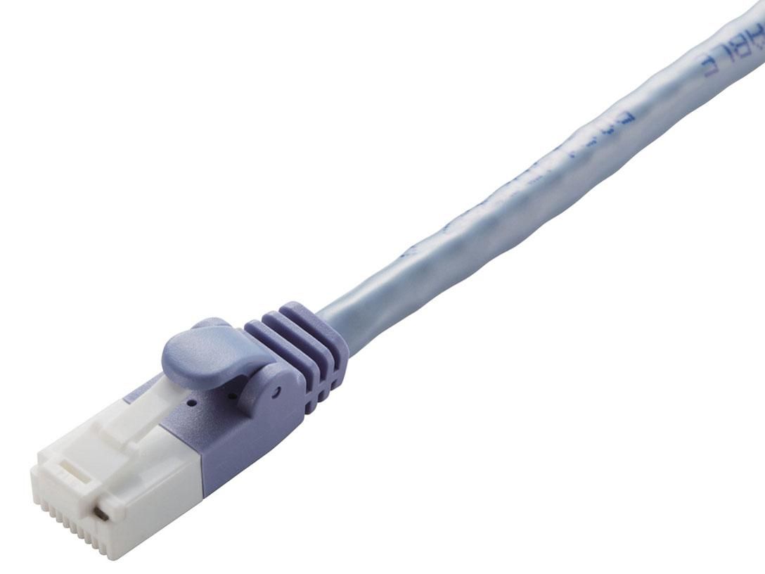 【新品・2営業日で発送】ELECOM エレコム LANケーブル／CAT6対応／EU RoHS指令準拠／爪折れ防止／簡易パッケージ仕様／50m／ブルー(LD-GPT／BU50／RS)
