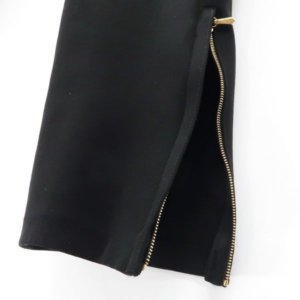 BLAMINK ストレッチ スリムパンツ #36 コットン ナイロン ジップ 7914