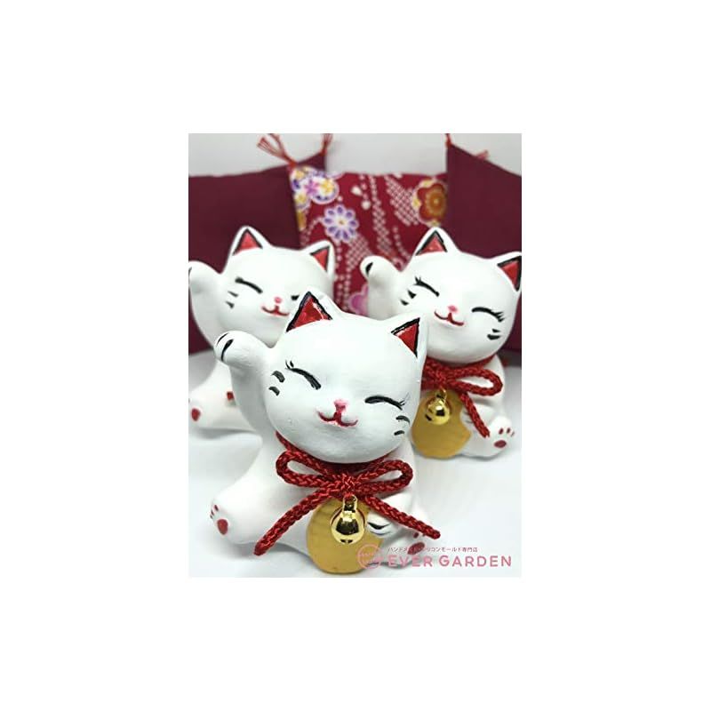 Ever garden】 猫 招き猫 ネコ 動物 シリコンモールド レジン アロマ