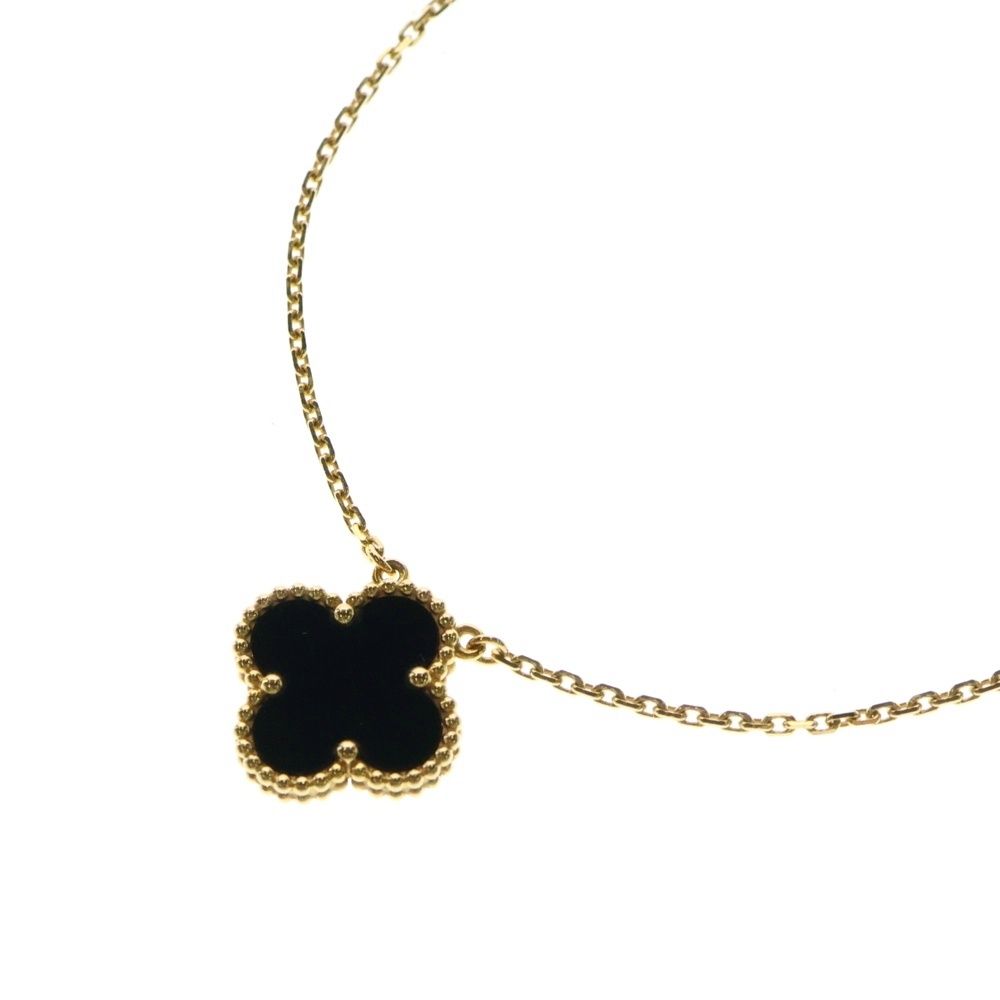 ヴァンクリーフ＆アーペル【ヴィンテージ アルハンブラ】オニキス ネックレス Van Cleef & Arpels(ヴァンクリーフアンドアーペル