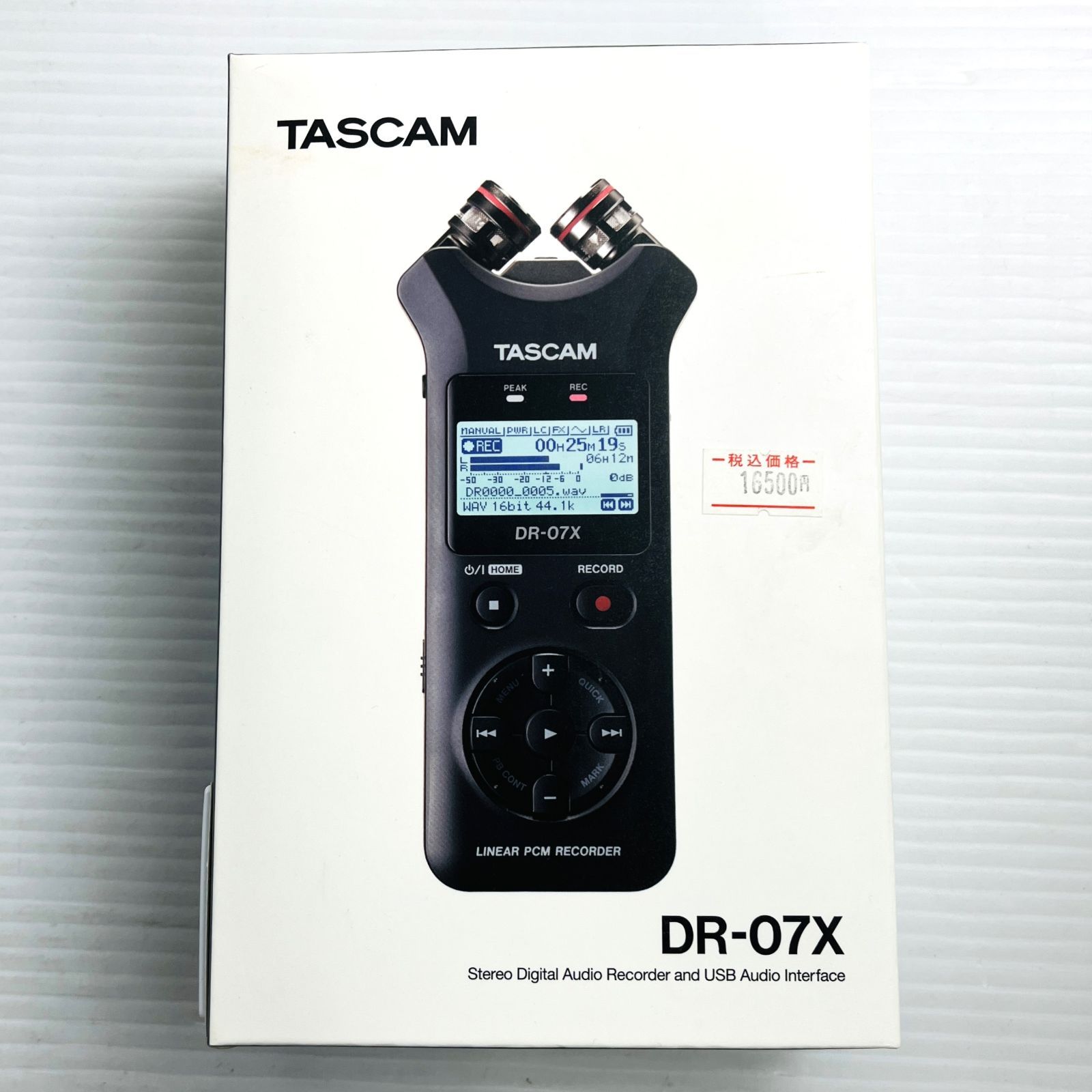 TASCAM DR-07X ステレオオーディオレコーダー - オーディオ機器