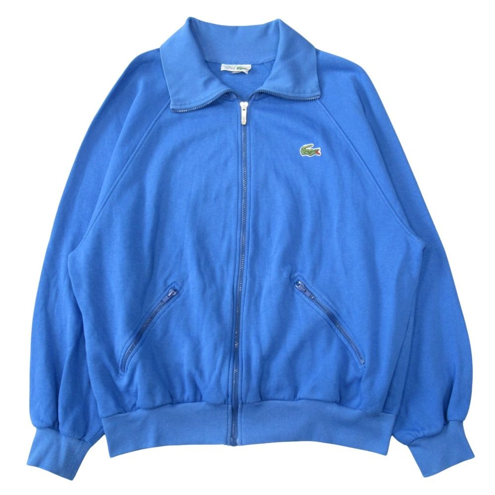 LACOSTE フレンチラコステ フレラコ ジップアップ スウェット ジャケット ブルゾン ロゴ フランス製 ヴィンテージ ビンテージ 4 メンズ 古着