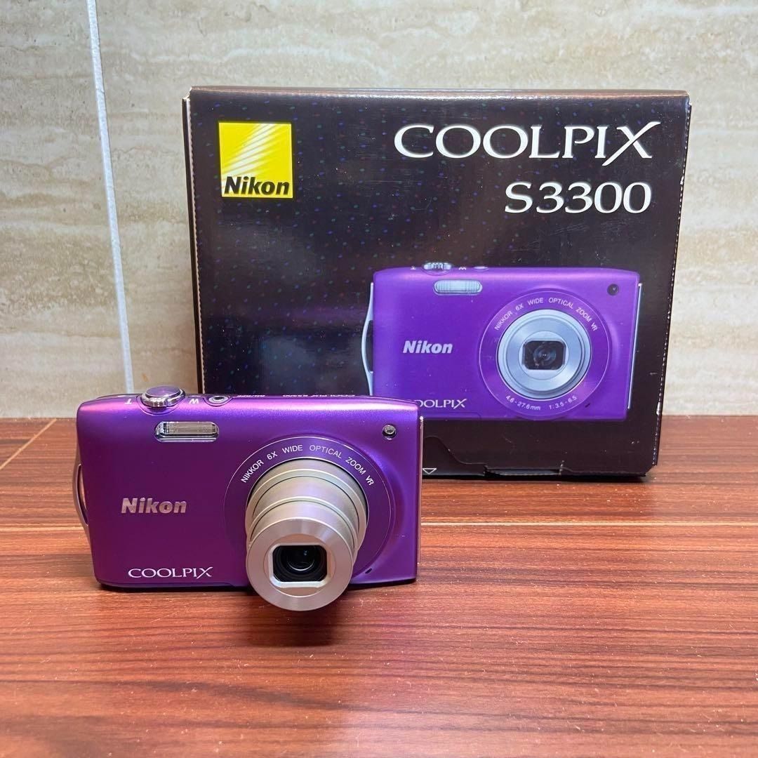 Nikon COOLPIX S3300 デジカメ ほぼ新品 3339 - メルカリ