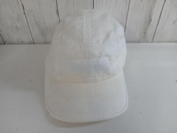 Supreme シュプリーム リネンキャップ Solbiati Linen Camp Cap キャップ ホワイト