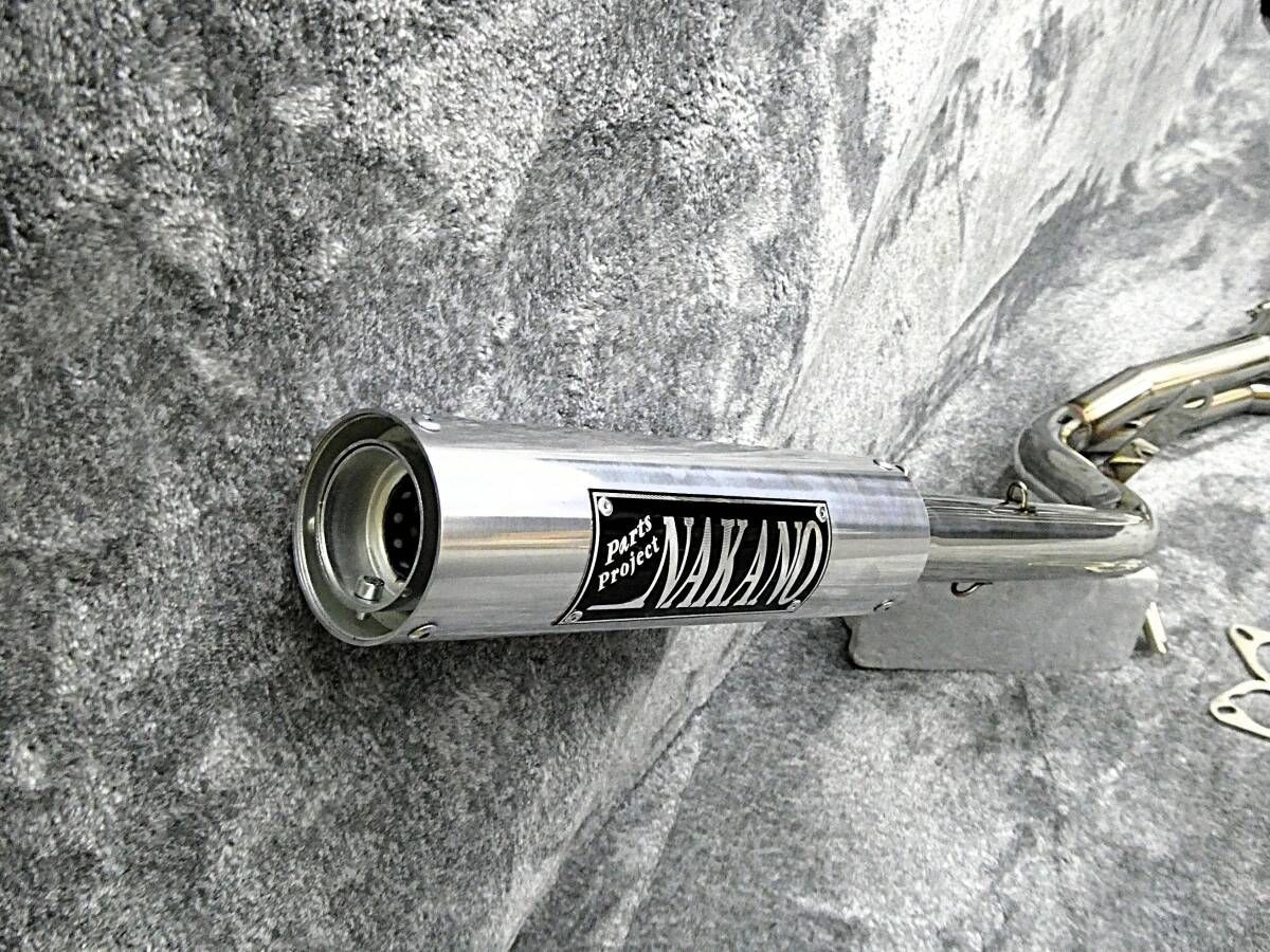 NC39 NC42 ナカノ42.7πマフラー ステンレスERアウター NC39 NC42 ナカノ42.7πマフラー ステンレスERアウター/ CB400SF関西 低