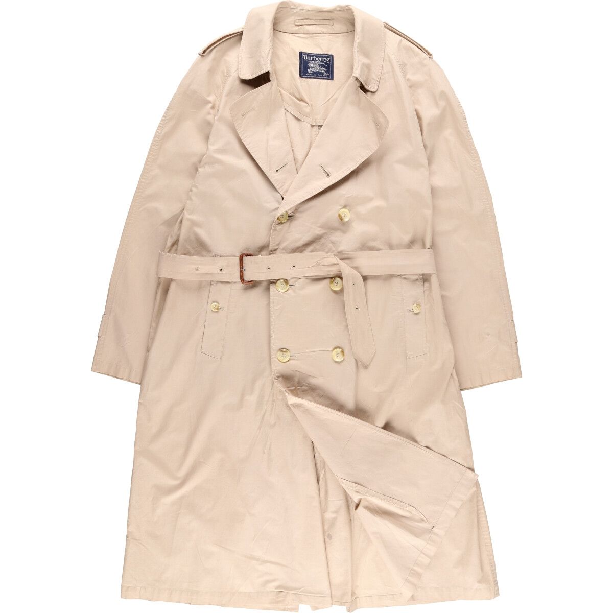 中古 Burberrys トレンチコート 古着 バーバリー Burberry's コットン100% トレンチコート 英国