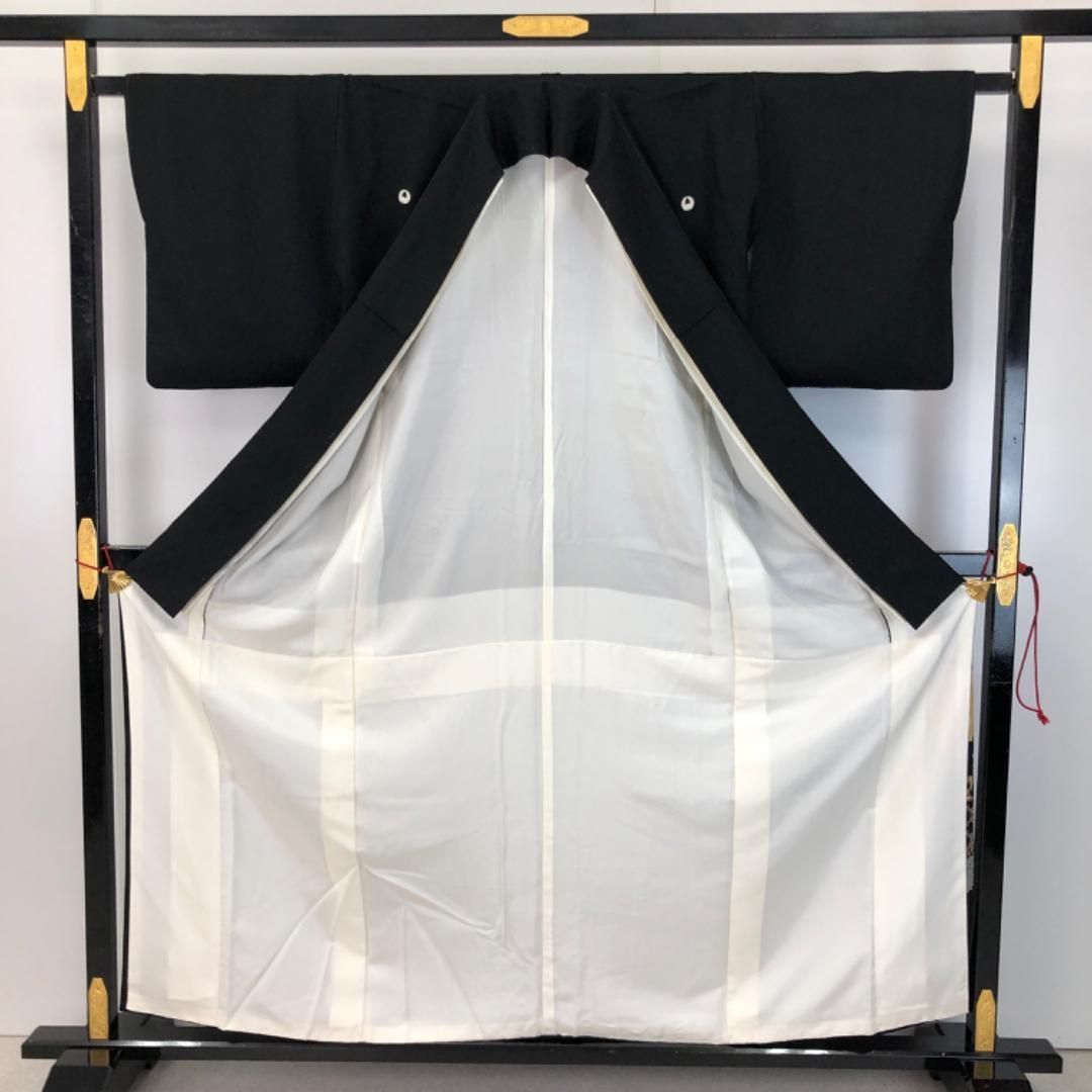 黒留袖 松菱模様 宝尽くし 鶴 金駒刺繍 金彩 K-5331